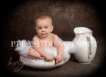 9 month baby Olympia bab portraits